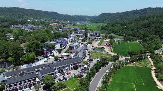 湖南韶山冲毛主席故居附近山村