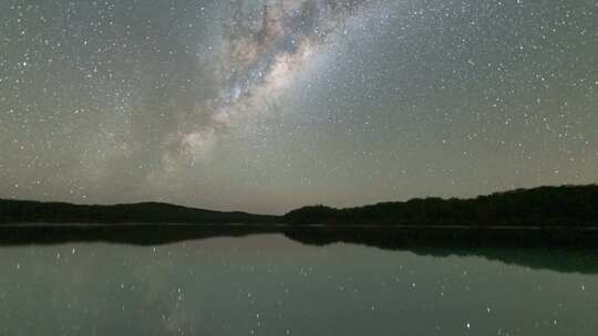 延时拍摄夜晚星辰变化