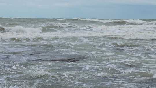 大海海浪海洋浪花波浪海面海水海岸线