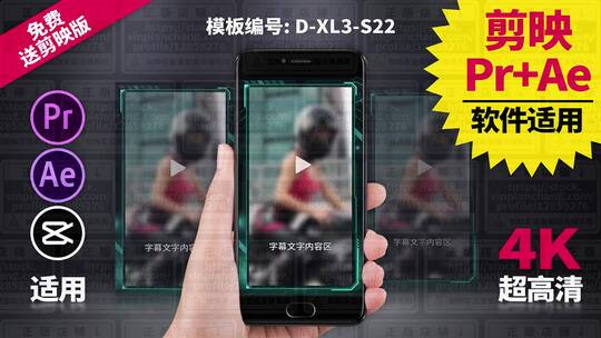 视频包装模板Pr+Ae+抖音剪映 D-XL3-S22