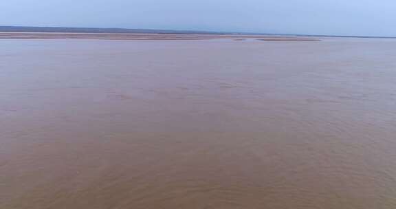 黄河 宽阔 主河道 河面 黄河水 水流 旋涡
