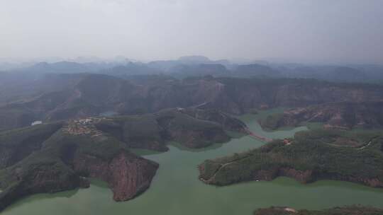 郴州高椅岭丹霞地貌风景区航拍