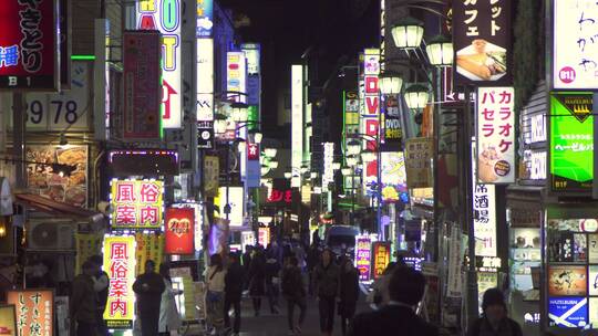 日本东京街头视频素材模板下载