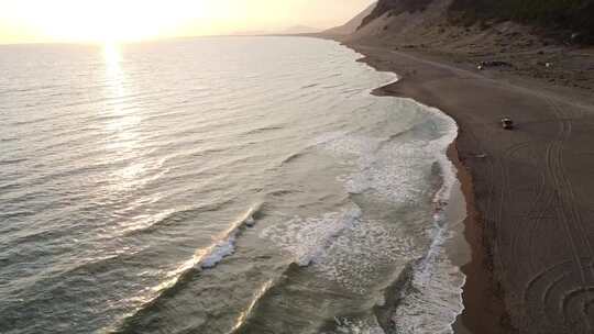 海上黎明景观日落