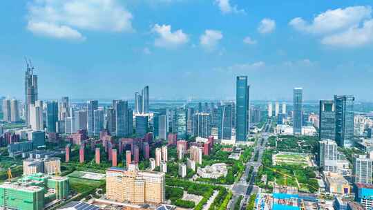 南京新城科技园 河西金融城视频素材模板下载
