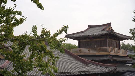 杭州拱墅区香积寺建筑视频