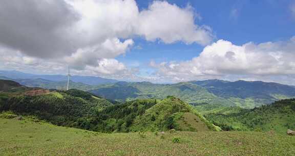 高山风力发电与云海