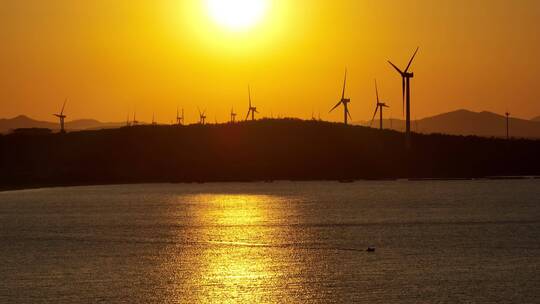 新能源风力发电航拍