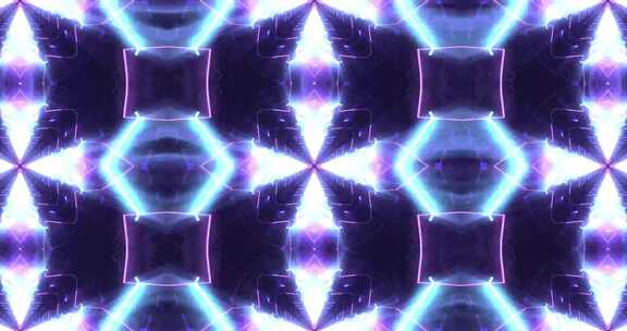 37 4K彩色发光年会背景