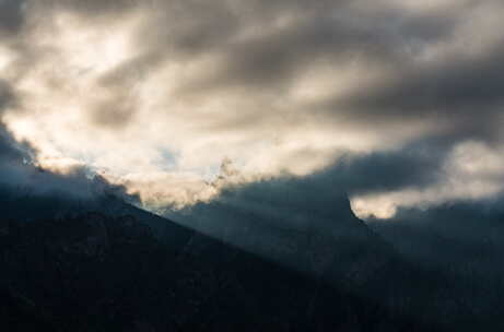 甘南扎尕那云雾延时