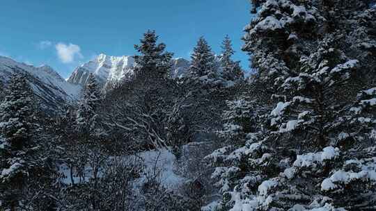 雪山航拍素材