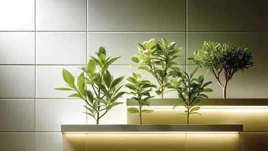 绿植点缀极简空间设计理念