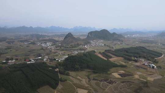 广西柳州塞隆妙景屯农村航拍