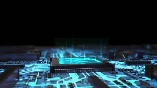 互联网科技芯片CPU智能5G物联网视频素材模板下载