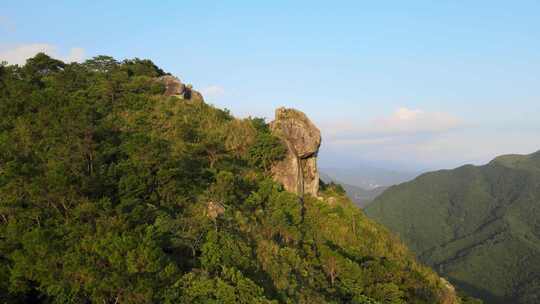 航拍大山森林