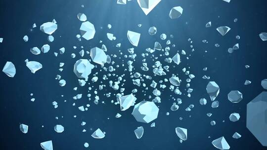 冰钻石颗粒背景视频