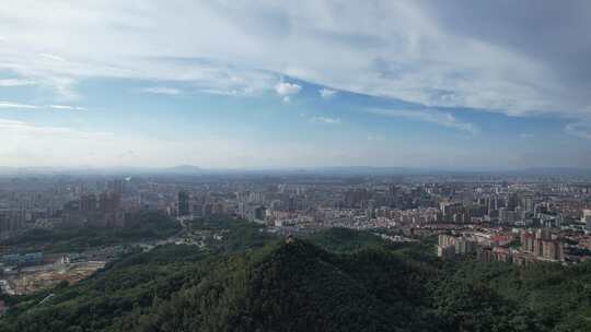 东莞城区远景航拍