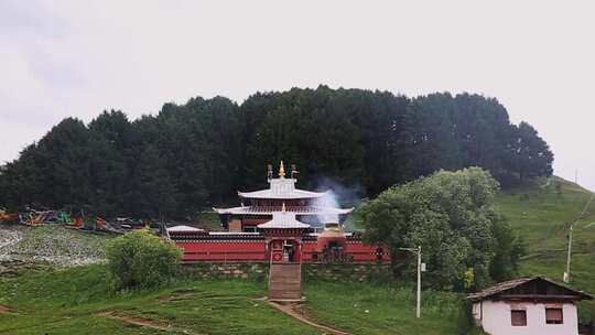 郎木寺建筑外景