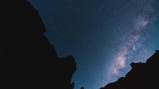 夜晚星空延时视频素材模板下载