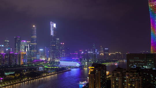 广州热闹的夜景