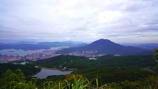 深圳盐田山海城市风光