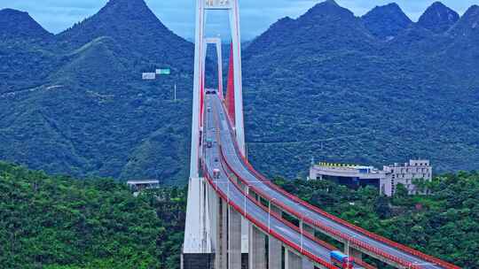 贵州坝陵河大桥航拍