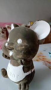 手工陶瓷娃娃老鼠