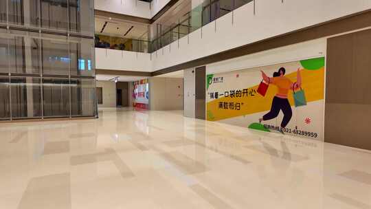 空荡荡的商场  经济萧条场景  合集