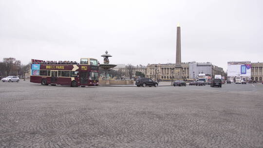 巴黎协和广场1视频素材模板下载