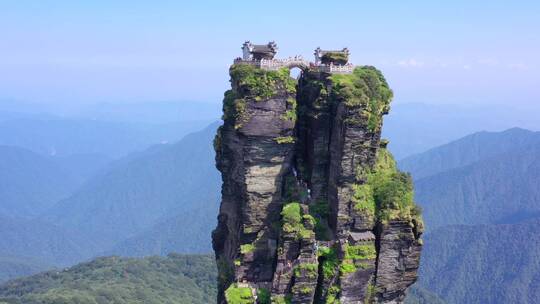 贵州梵净山航拍风光