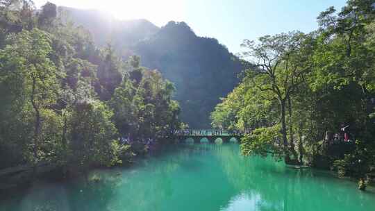 荔波小七孔景区航拍