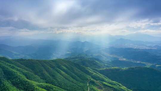 耶稣光 光影 延时 航拍 山