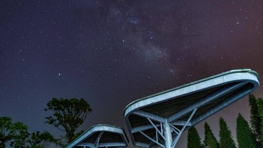 滇池星空银河延时