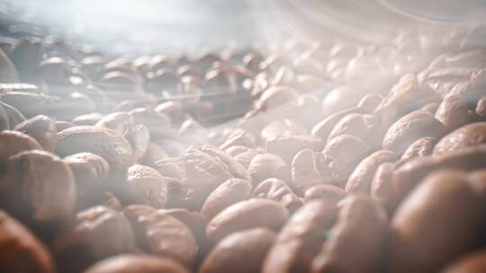 烘焙的咖啡豆视频素材模板下载