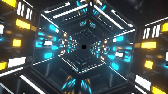 时光空间快速穿梭时间隧道视频背景素材8