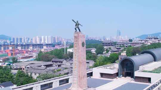 枣庄市铁道游击队纪念园-4k航拍