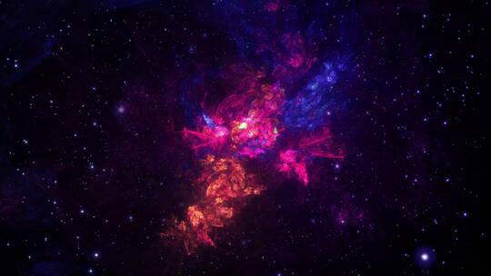 太空银河合成制作大屏背景素材