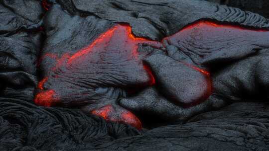 熔岩火山基拉韦厄火山夏威夷