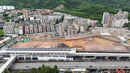 深圳轨道交通地铁航拍