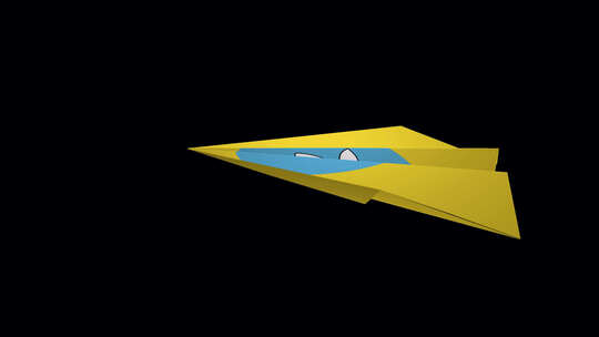 卡尔梅基亚旗帜V2纸飞机