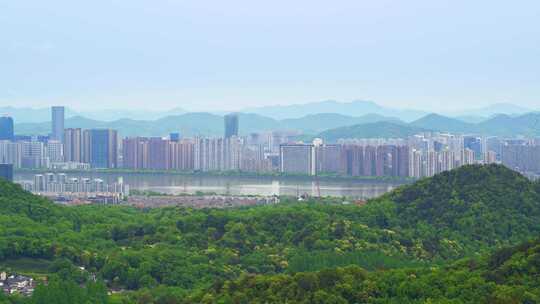 杭州滨江萧山区城市建筑风景