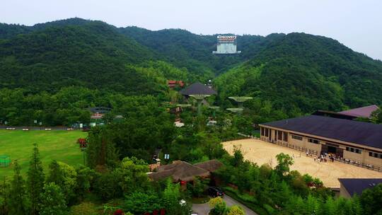 莫干山风景航拍视频素材模板下载