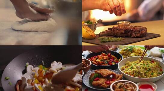 美食宣传片 厨师制作美食 视频合集