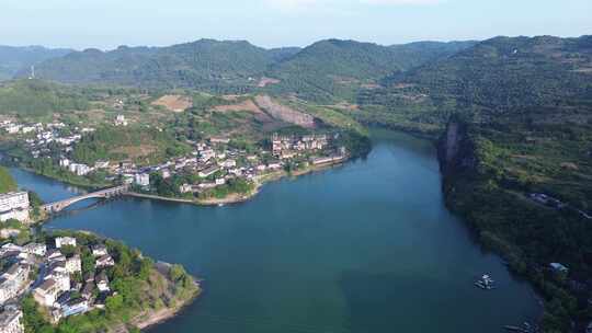 湖南芙蓉镇、酉水河、古镇