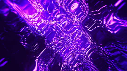 动态液体紫色发光