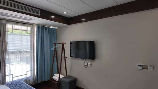 现代卧室室内场景