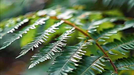 阳光树林植物森林树大自然生态清晨树叶ai