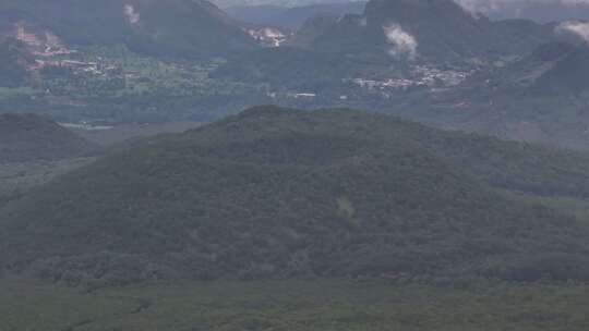 腾冲火山地热国家地质公园航拍