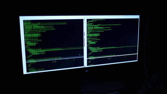 网络攻防极客黑客团队破解代码数据视频素材模板下载