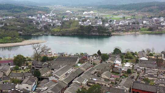 安徽泾县桃花潭景区风光